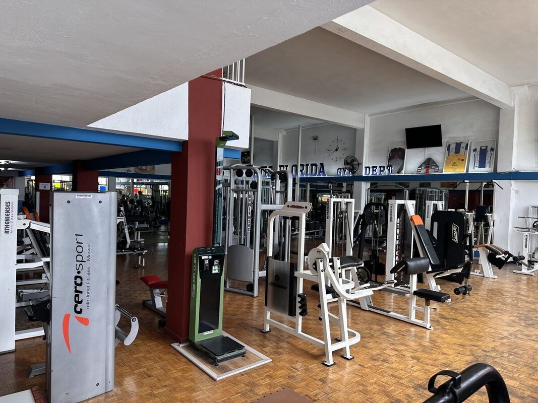 Vista general del gimnasio